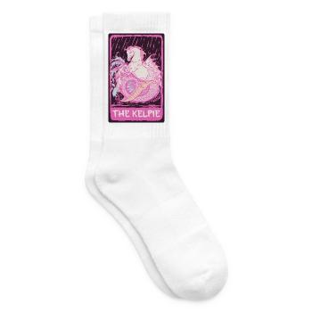 Créatures mythologiques Le Kelpie - Chaussettes de tennis - blanc - Droite