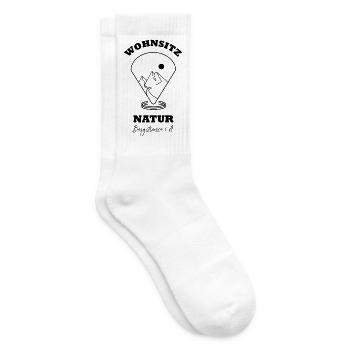 Wohnsitz Natur  - Tennissocken - Weiß - Rechts