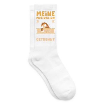 Ma motivation et moi - Paresseux séparé - Chaussettes de tennis - blanc - Droite