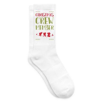 Noël de l’équipage de Weihnachten - Chaussettes de tennis - blanc - Droite