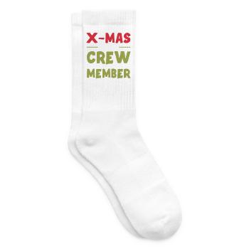 X-Mas Crew Mitglied - Tennissocken - Weiß - Rechts