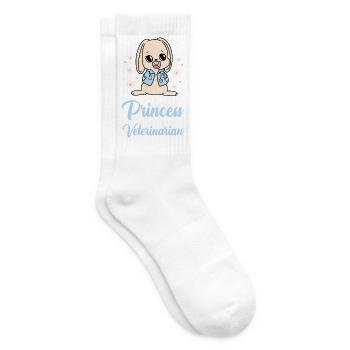 Kleines Häschen wird Tierärztin - Tennissocken - Weiß - Rechts