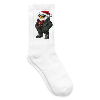 Adler Weihnachten Winter - Tennissocken - Weiß - Rechts