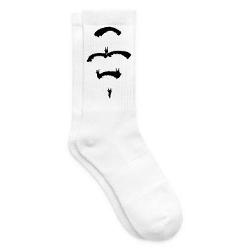 Parachute Diamond - Tennis socks - white - Right