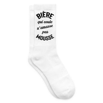 Rolling Beer bildet keinen Schaum - Tennissocken - Weiß - Rechts