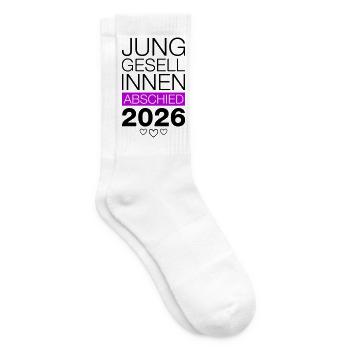 Bachelor Party 2026 Bachelor Party - Tennis socks - white - Right