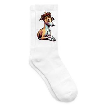 Whippet Greyhound Whippets Greyhound Owner - Tennis socks - white - Right