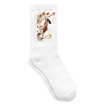 Femmes chemises de boulder – Femme graphique de motivation - Chaussettes de tennis - blanc - Droite