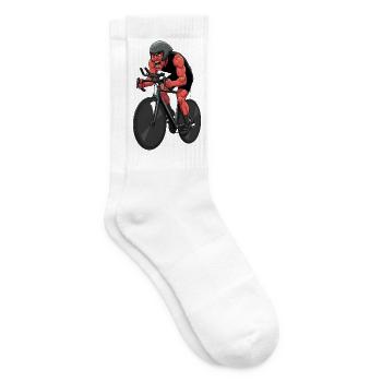 Vélo de route Vélo Vélo Sport Vélo VTT - Chaussettes de tennis - blanc - Droite