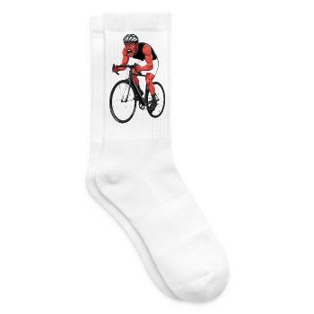 Vélo de route Vélo Vélo Sport Vélo VTT - Chaussettes de tennis - blanc - Droite