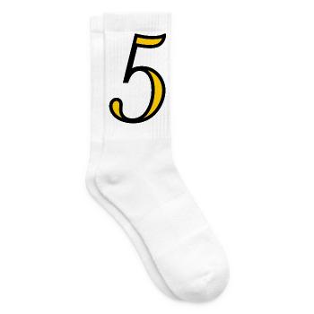 5. JUBILÄUM. 5 JAHRE. 5. JUBILÄUM - Tennissocken - Weiß - Rechts