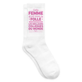 Departure Co-worker New Job Retirement - Tennis socks - white - Right