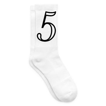 5. JUBILÄUM. 5 JAHRE. 5. JUBILÄUM - Tennissocken - Weiß - Rechts