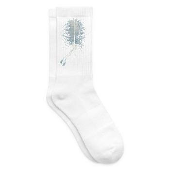 Apnoetauchen Freitauchen - Tennissocken - Weiß - Rechts