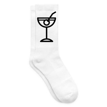 cocktail - Chaussettes de tennis - blanc - Droite