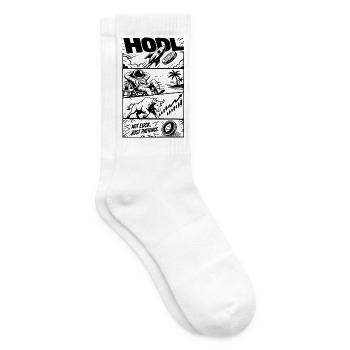 Mème Crypto Rocket HODL - Chaussettes de tennis - blanc - Droite