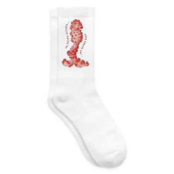 Pygmy Seahorse – Mi forma extraña - Tennissocken - Weiß - Rechts