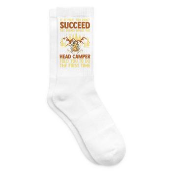 Camping Bonfire Camp Life Forest Camper - Tennissocken - Weiß - Rechts