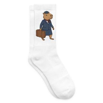 Kamel Flugbegleiter Vintage - Tennissocken - Weiß - Rechts
