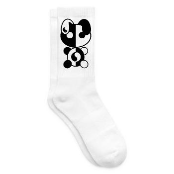 Plush : Yiny - Chaussettes de tennis - blanc - Droite