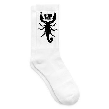 Skorpion - Tennissocken - Weiß - Rechts