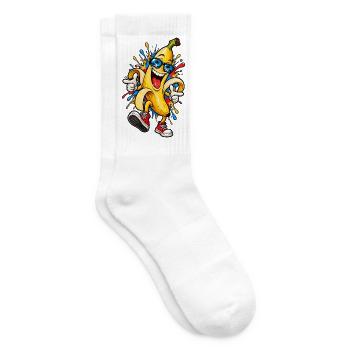 Cool Banana - Tennis socks - white - Right