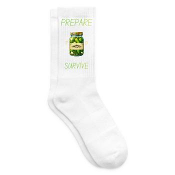 Prepare to Survive - Tennissocken - Weiß - Rechts