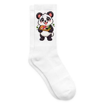 Panda Cub serviert ein Sushi- und Wasabi-Set - Tennissocken - Weiß - Rechts