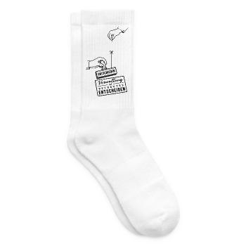 Betreutes Entscheiden - Tennissocken - Weiß - Rechts