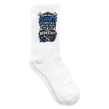 Werkstatt Schrauber - Tennissocken - Weiß - Rechts