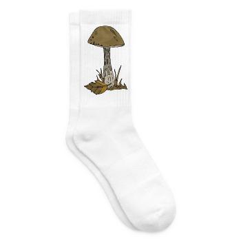 Pilz - Tennissocken - Weiß - Rechts