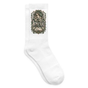 Jungfrau – Stilvoll, klug & bodenständig - Tennissocken - Weiß - Rechts