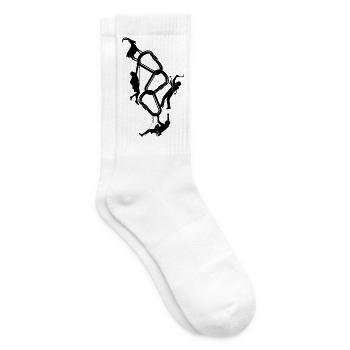 klettern bouldern felsklettern berge Bergsport - Tennissocken - Weiß - Rechts