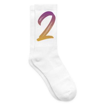 2 - Tennissocken - Weiß - Rechts