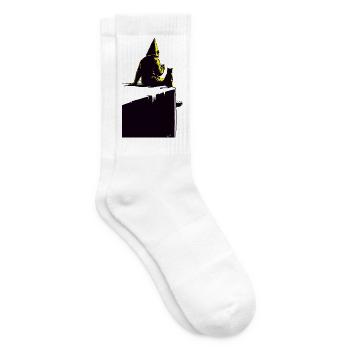 Coffeenaut auf der Spitze - Tennissocken - Weiß - Rechts
