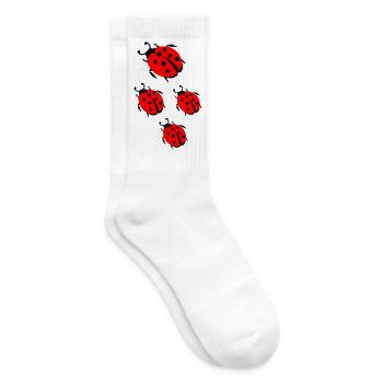 ladybug marienkaefer - Tennissocken - Weiß - Rechts