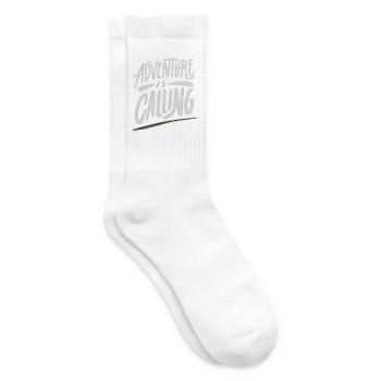 Adventure is calling - Tennissocken - Weiß - Rechts