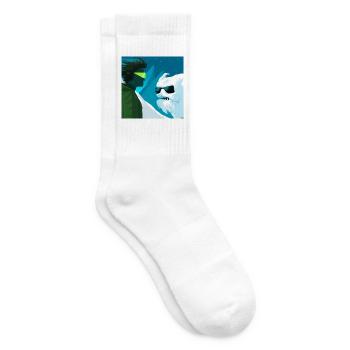 Yeti Encounters - Tennis socks - white - Right