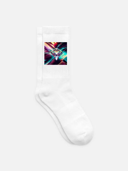 Diamant - Tennissocken - Weiß