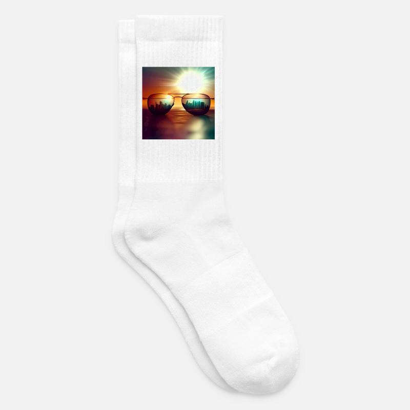 Skyline - Tennissocken - Weiß