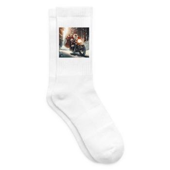 Weihnachts Design2 - Tennissocken - Weiß - Rechts