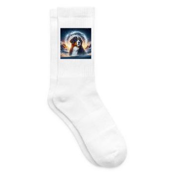 Berner Sennenhund - Tennissocken - Weiß - Rechts