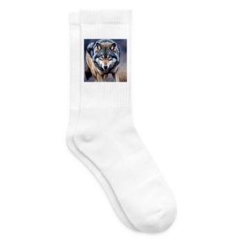 Loup - Chaussettes de tennis - blanc - Droite