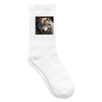 Loup - Chaussettes de tennis - blanc - Droite
