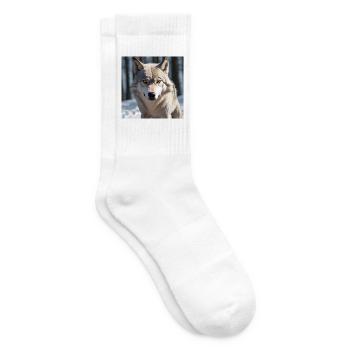 Loup - Chaussettes de tennis - blanc - Droite