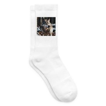 Loup - Chaussettes de tennis - blanc - Droite