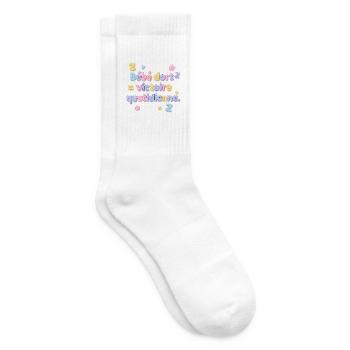 Bébé dort, victoire pour les parents ! - Chaussettes de tennis - blanc - Droite