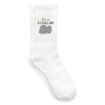 PJ’S All Day – Farniente en pyjama - Chaussettes de tennis - blanc - Droite