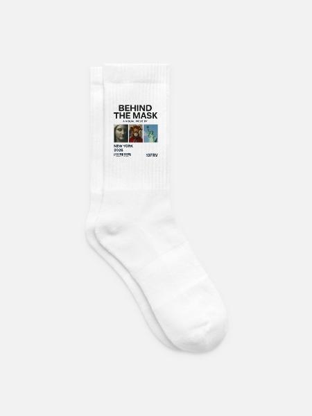 Behind the Mask: New York 2028 - Tennis socks - white