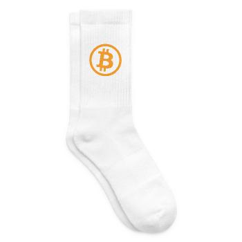 Bitcoin_Logo_Perfekt - Chaussettes de tennis - blanc - Droite